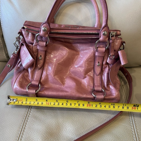 Miu Miu Dusty Pink Satchel - Picture 11 of 13